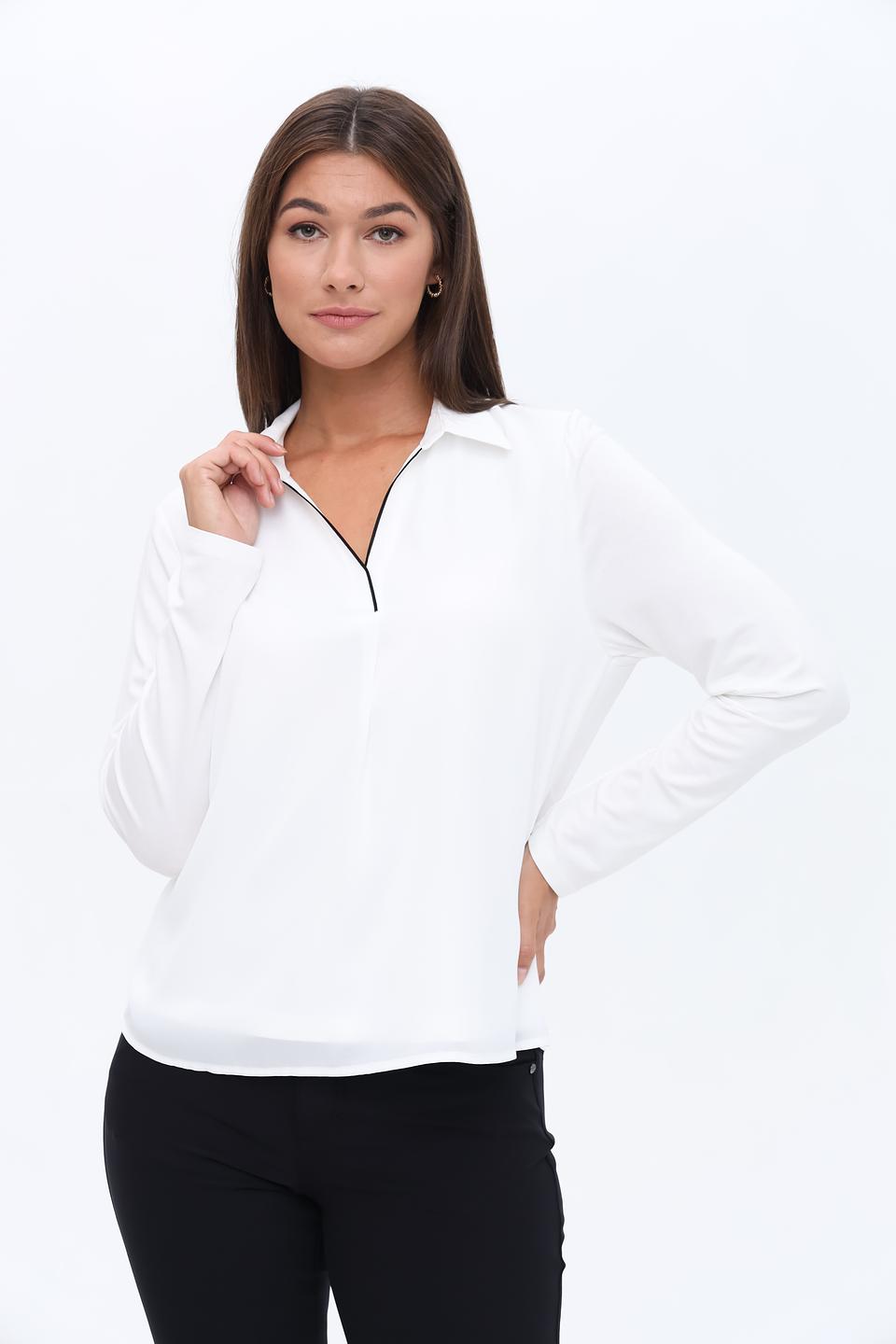 Блуза Frank Walder с V-образным вырезом