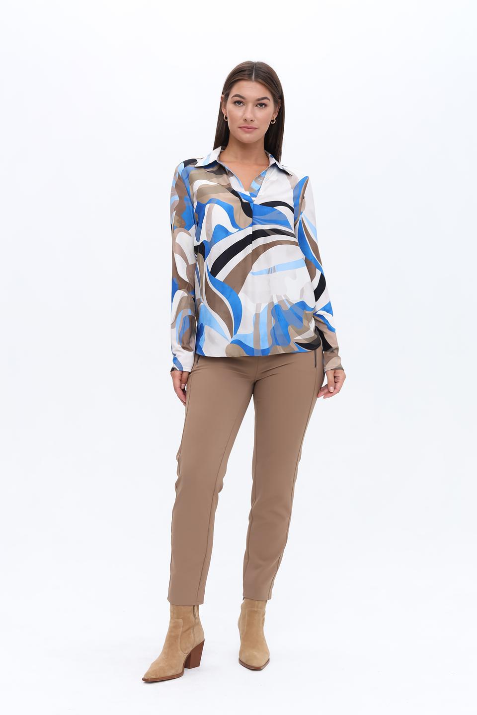 Блуза Frank Walder с абстрактным принтом
