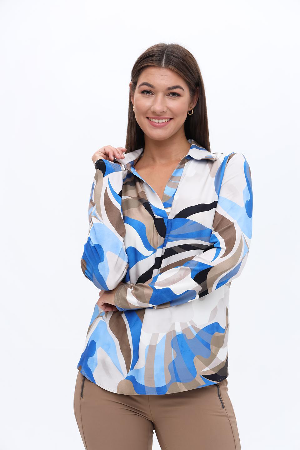Блуза Frank Walder с абстрактным принтом