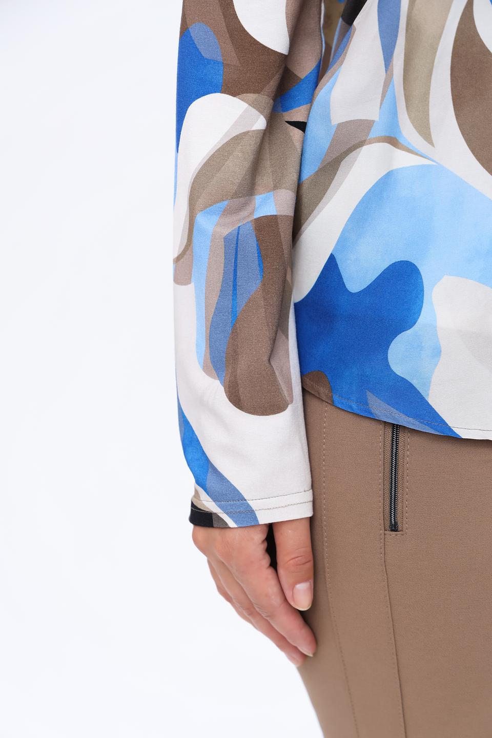 Блуза Frank Walder с абстрактным принтом