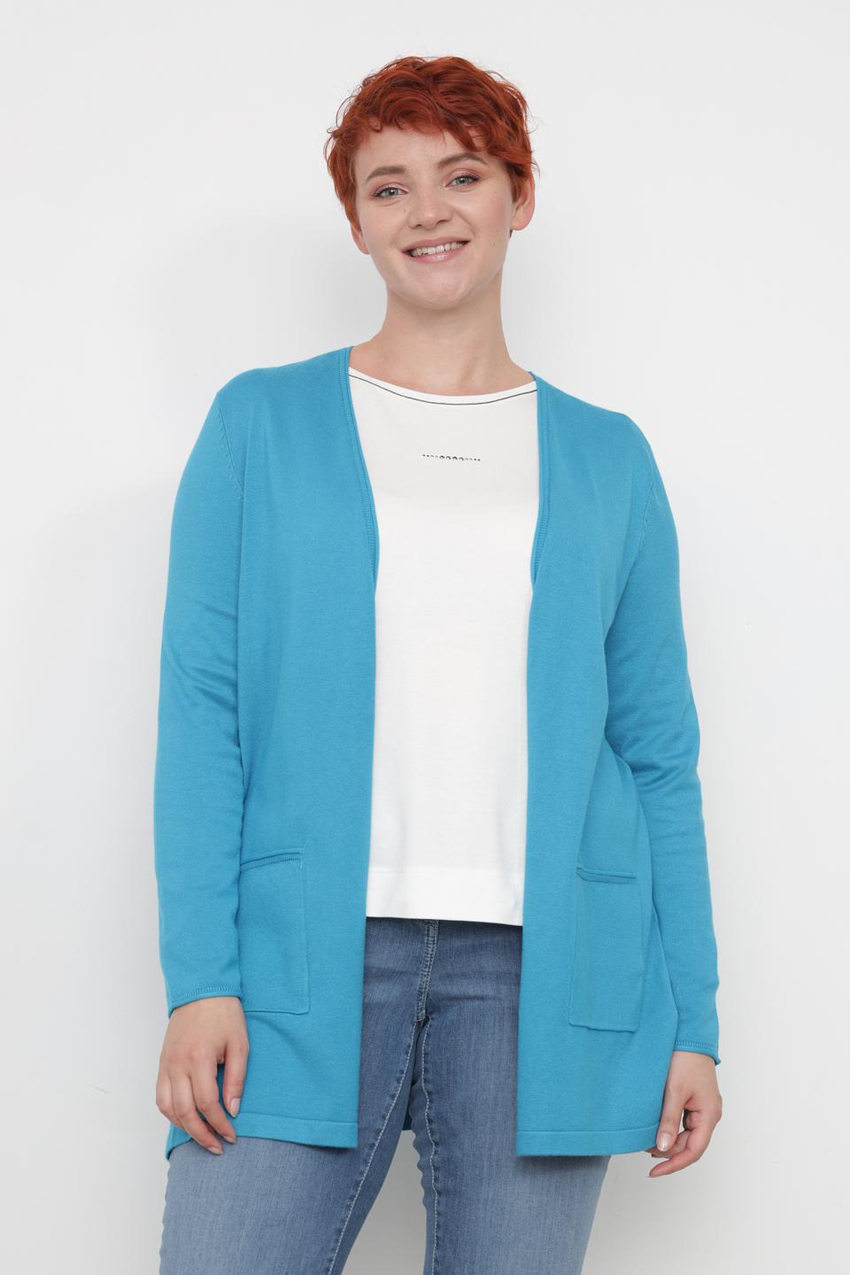 Кардиган Samoon бирюзовый