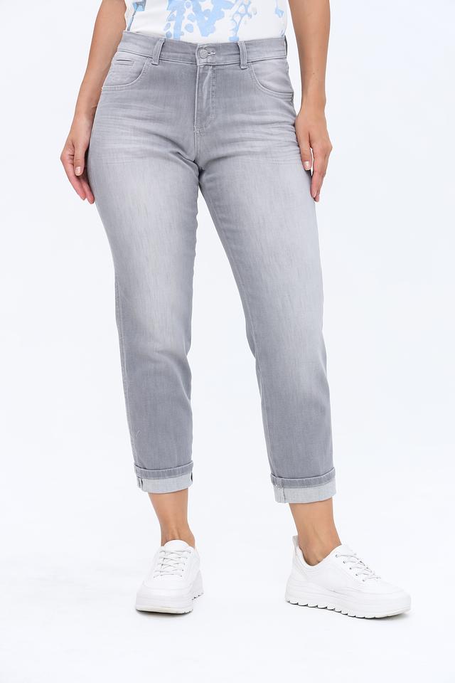 Джинсы Angels серые укороченные