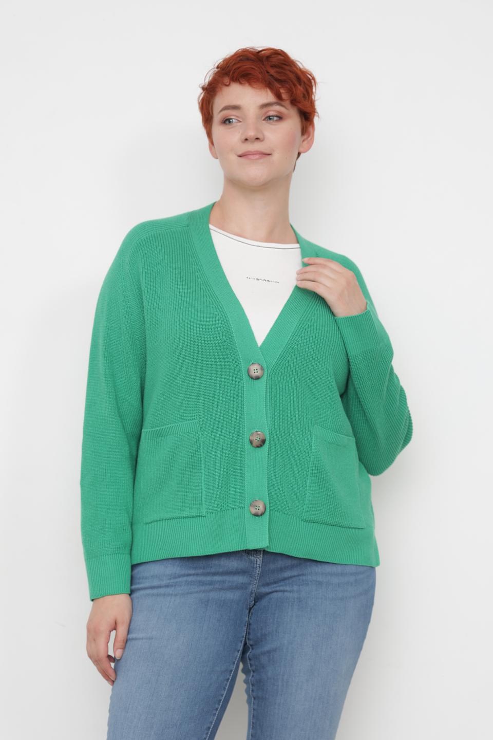 Кардиган Lecomte зелёный