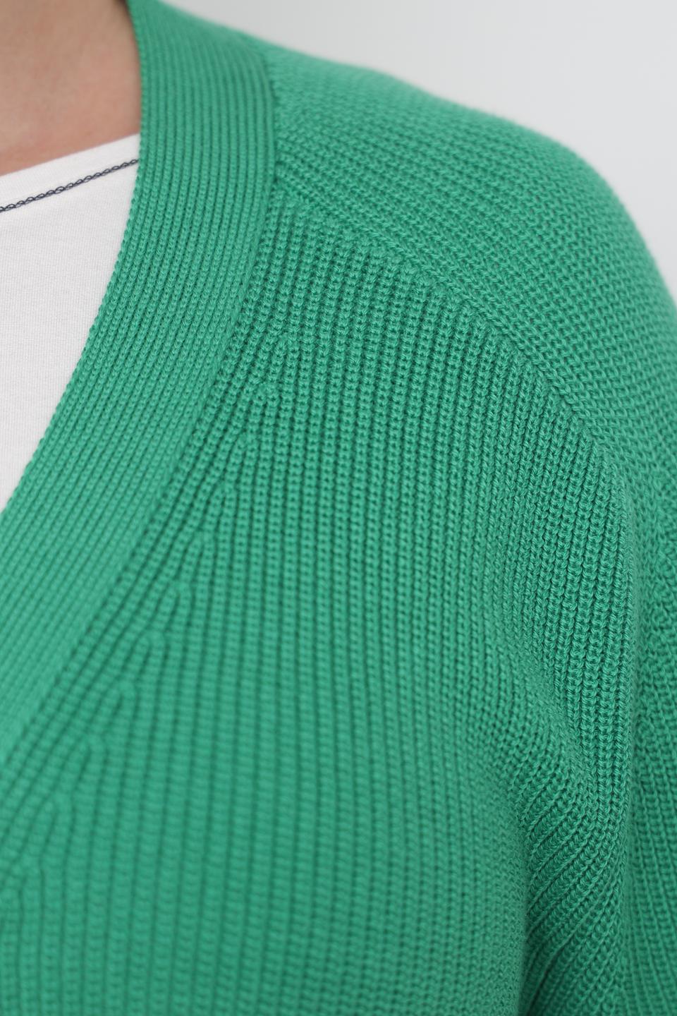 Кардиган Lecomte зелёный