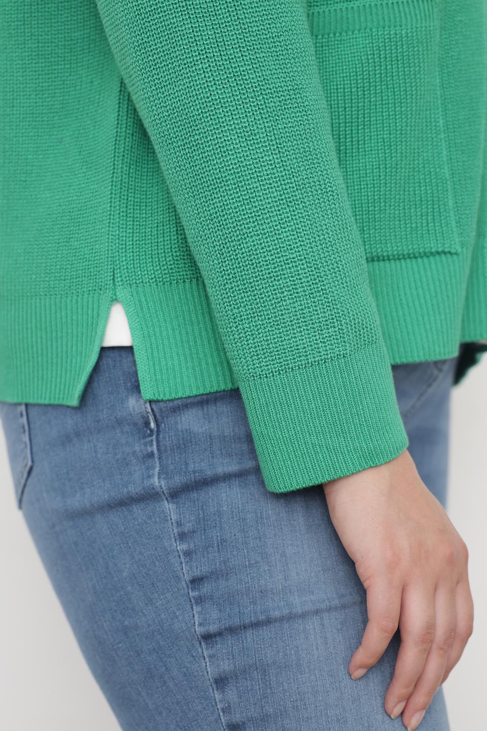 Кардиган Lecomte зелёный