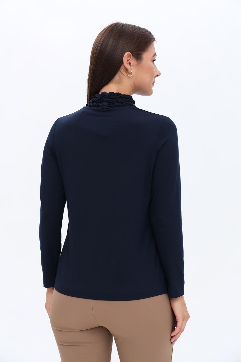 Блуза Sommer mann с воротником-стойкой