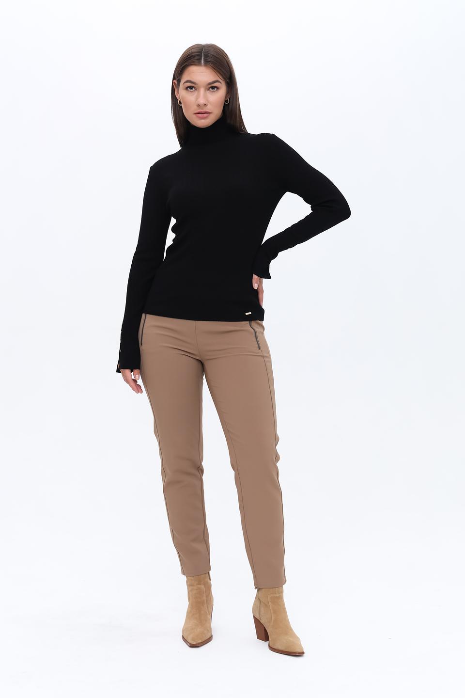 Пуловер Cinque с пуговицами чёрный