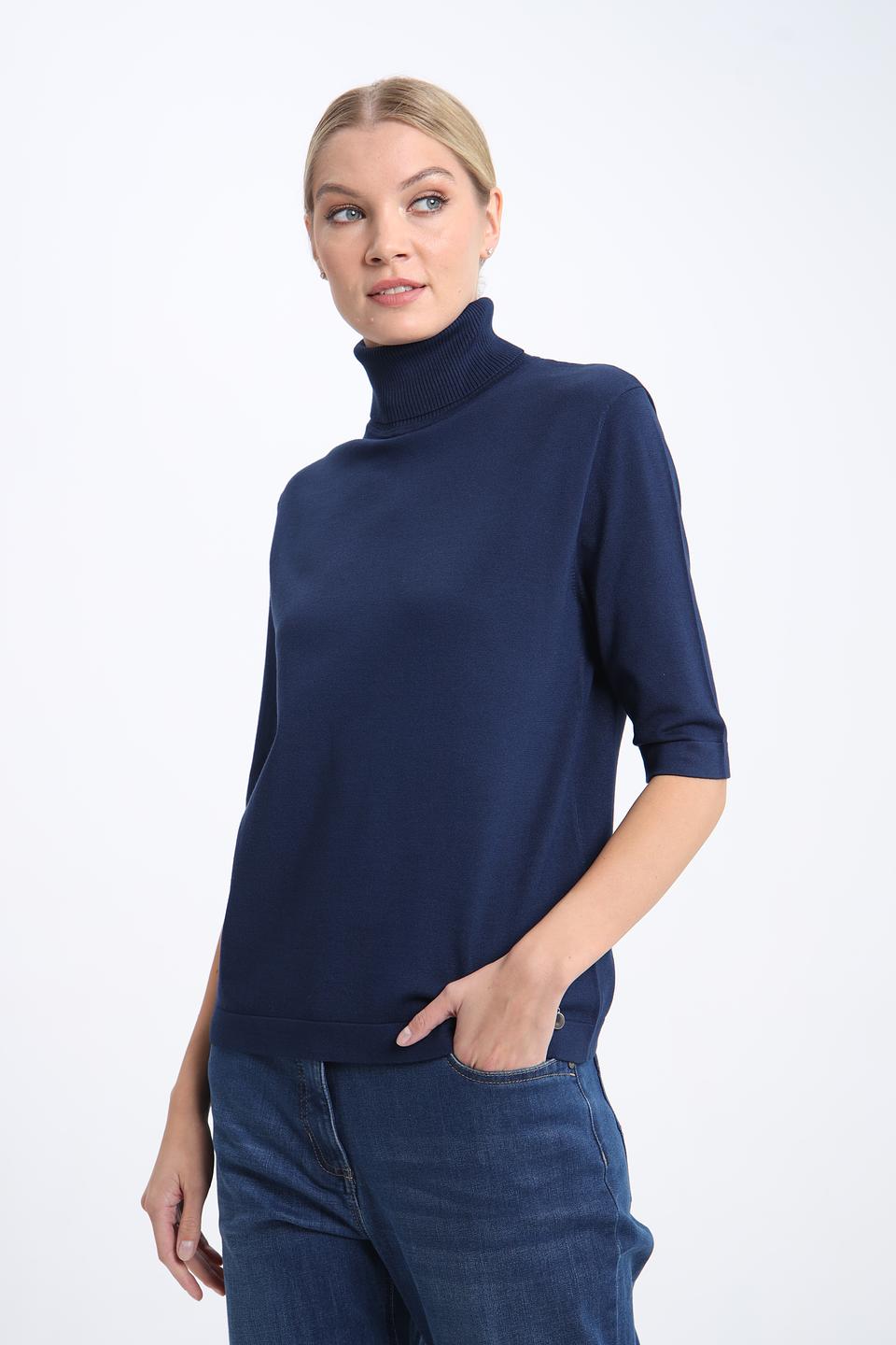 Водолазка Pezzo 3/4 синяя