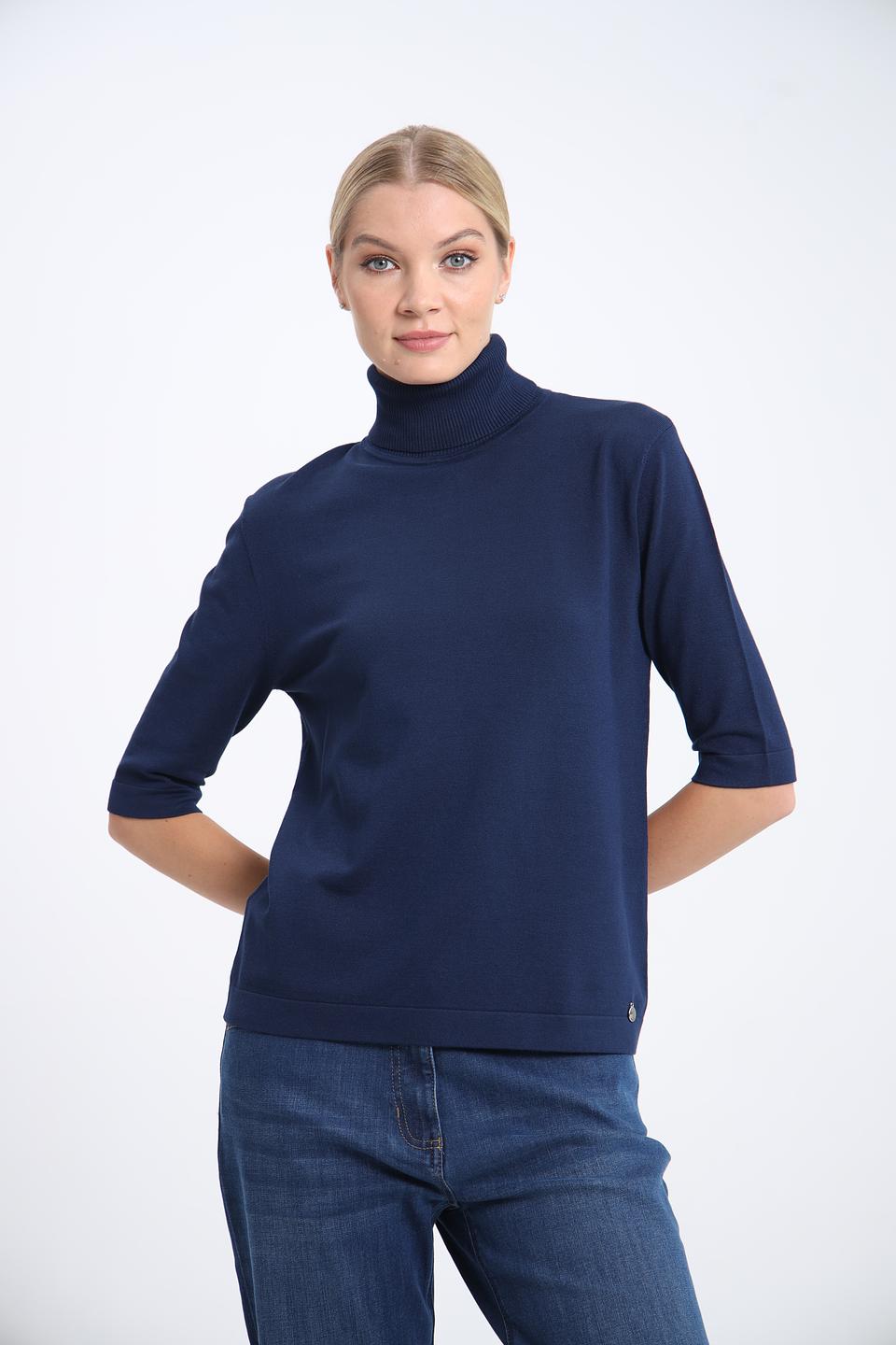 Водолазка Pezzo 3/4 синяя