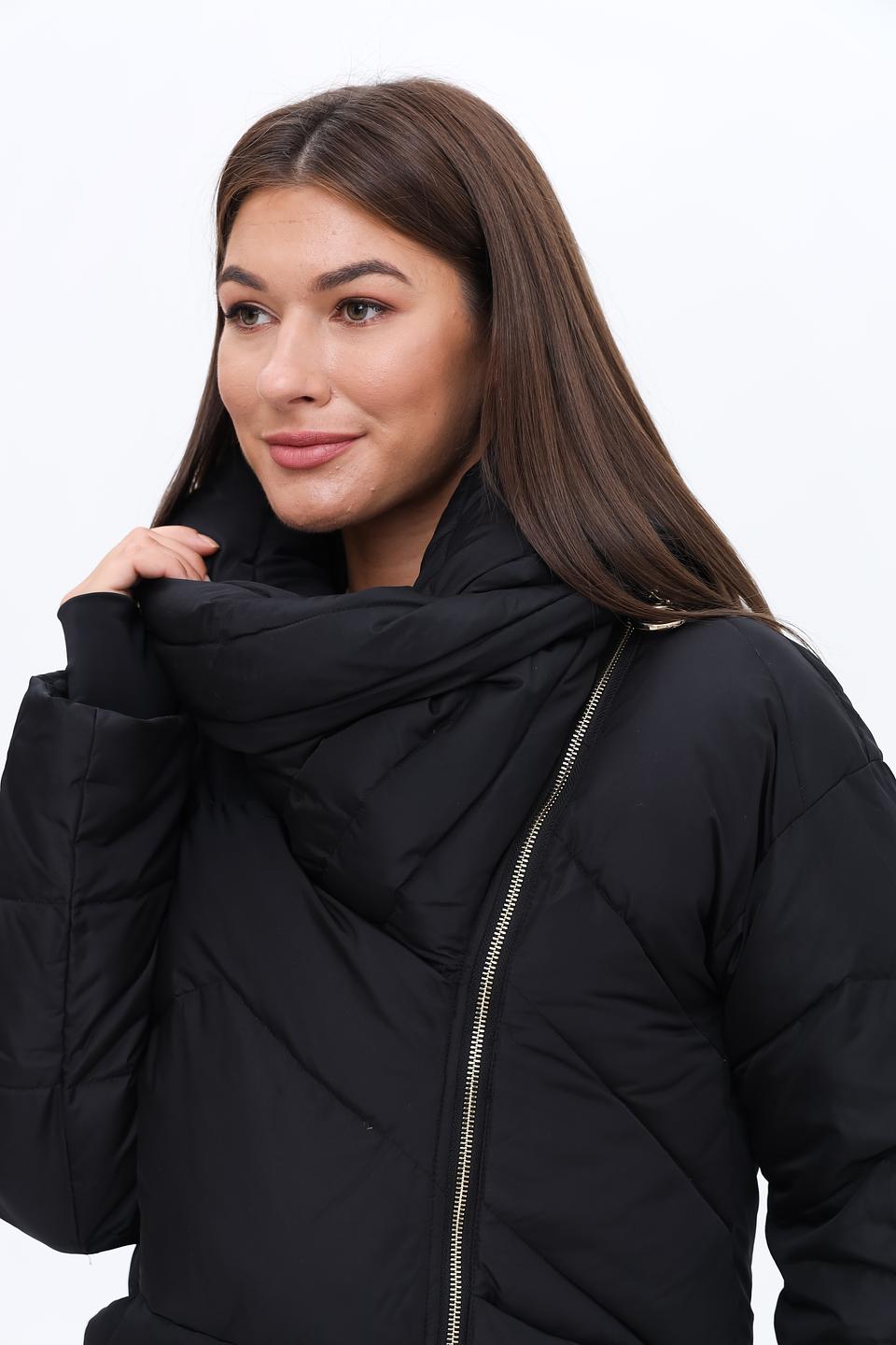 Пальто Silvian Heach стеганое чёрное