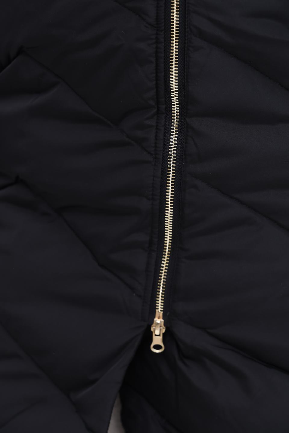 Пальто Silvian Heach стеганое чёрное