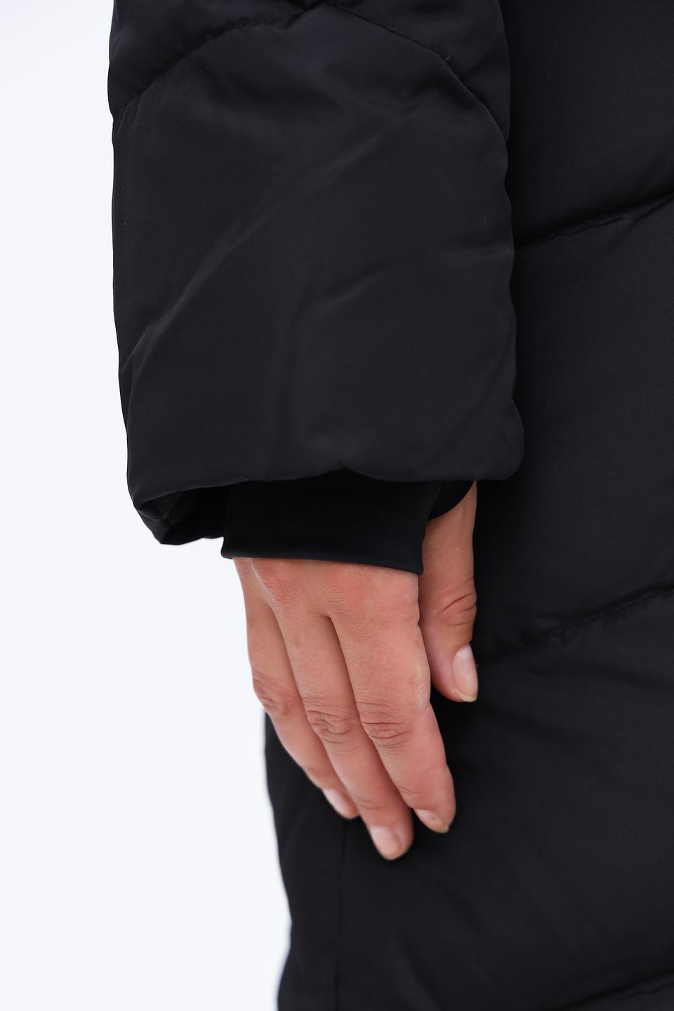 Пальто Silvian Heach стеганое чёрное