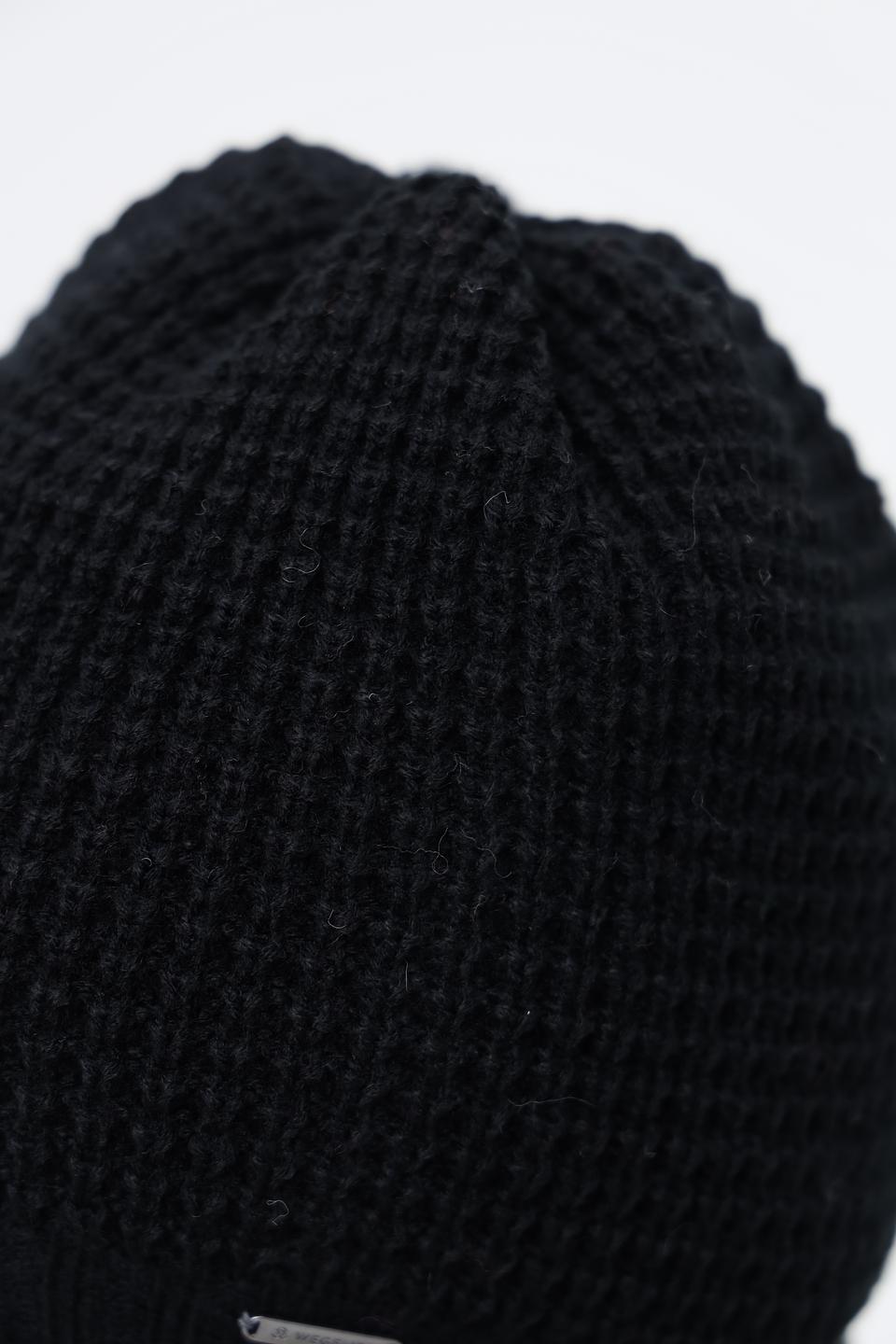 Шапка Wegener чёрная вязаная