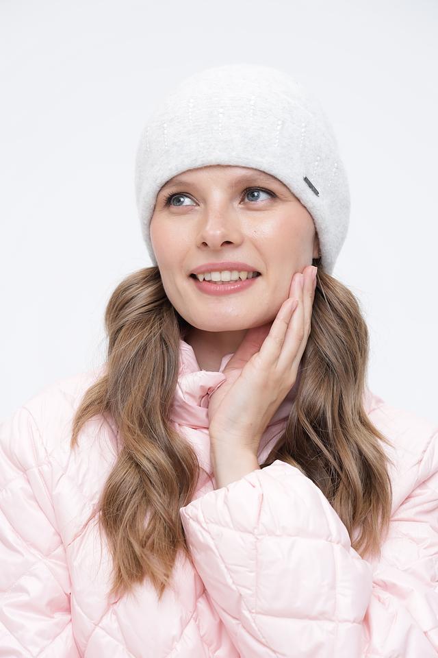 Шапка Wegener вязаная серая