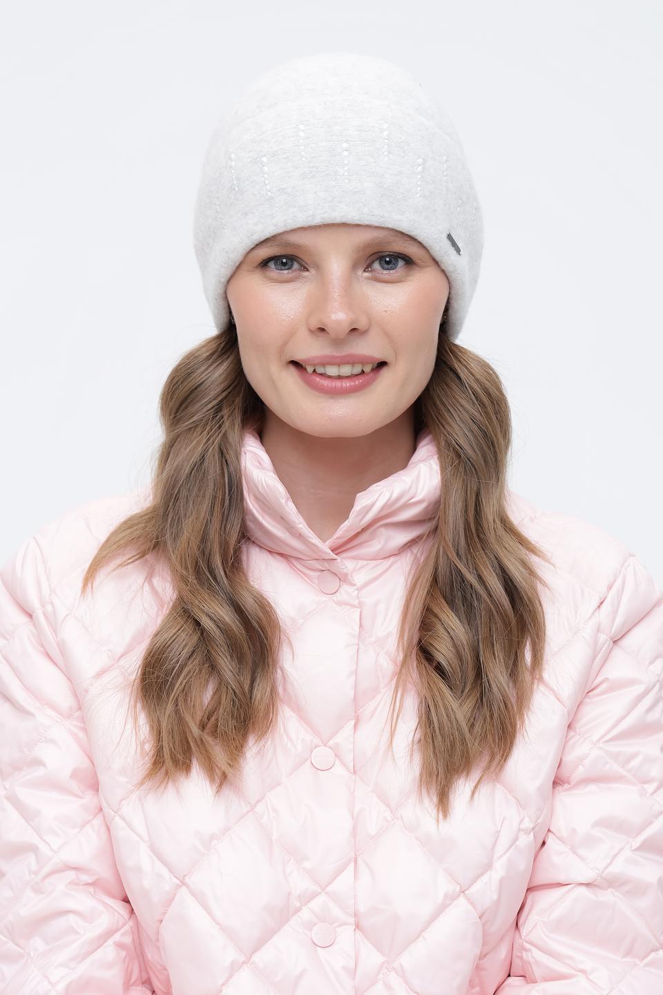 Шапка Wegener вязаная серая