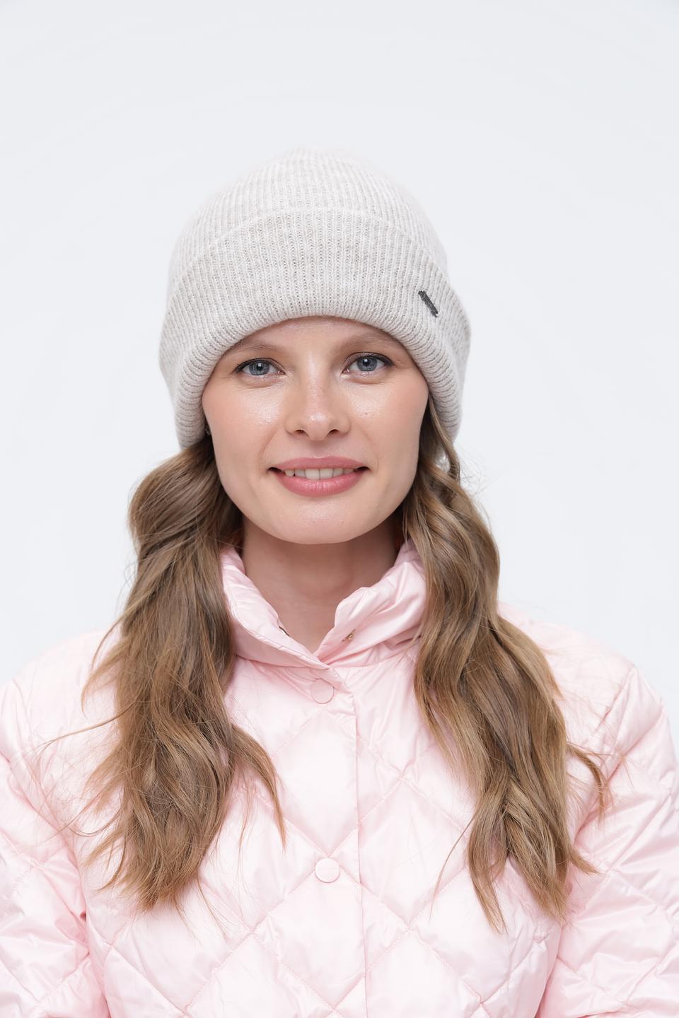 Шапка Wegener вязаная серая