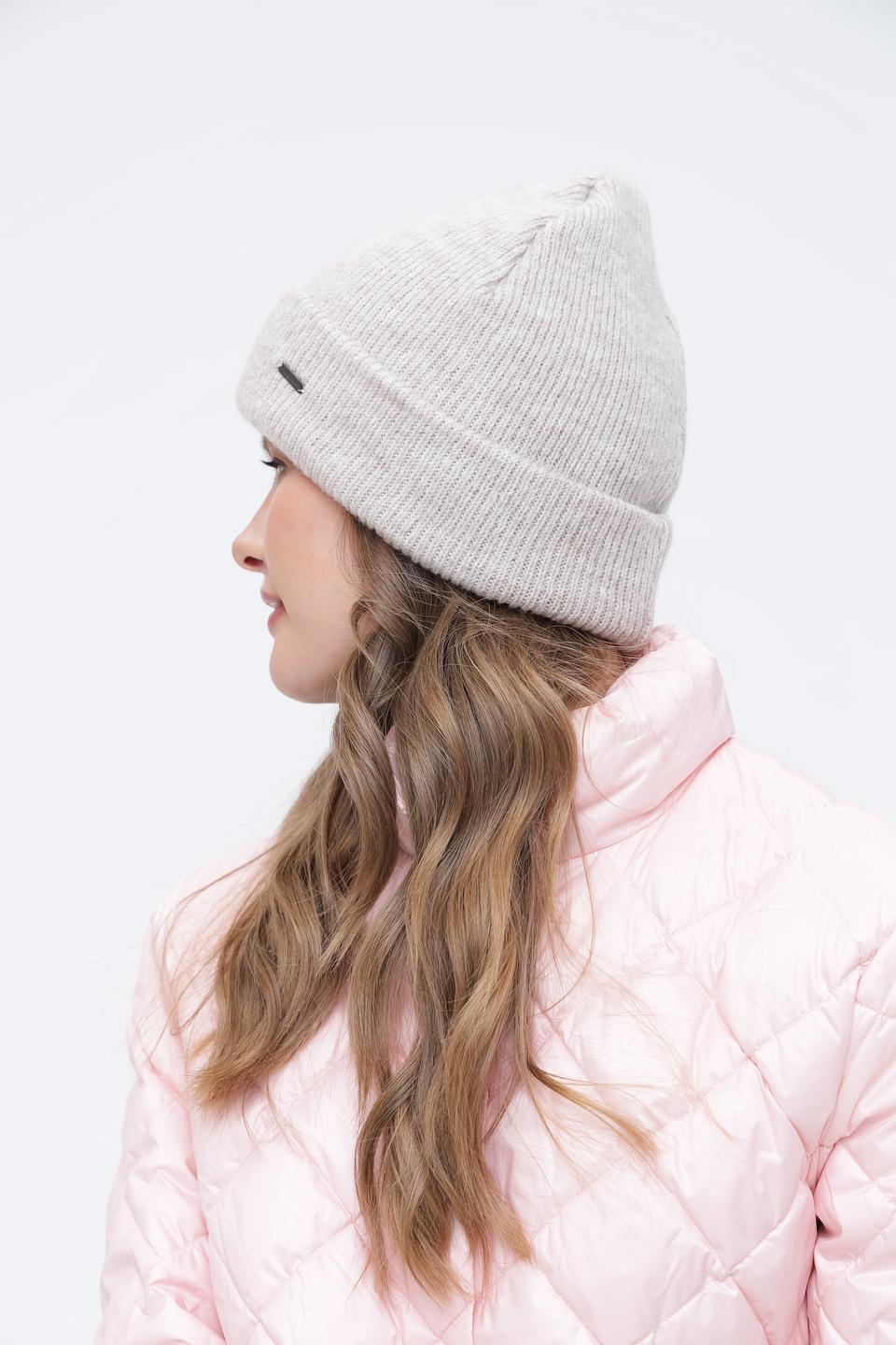 Шапка Wegener вязаная серая