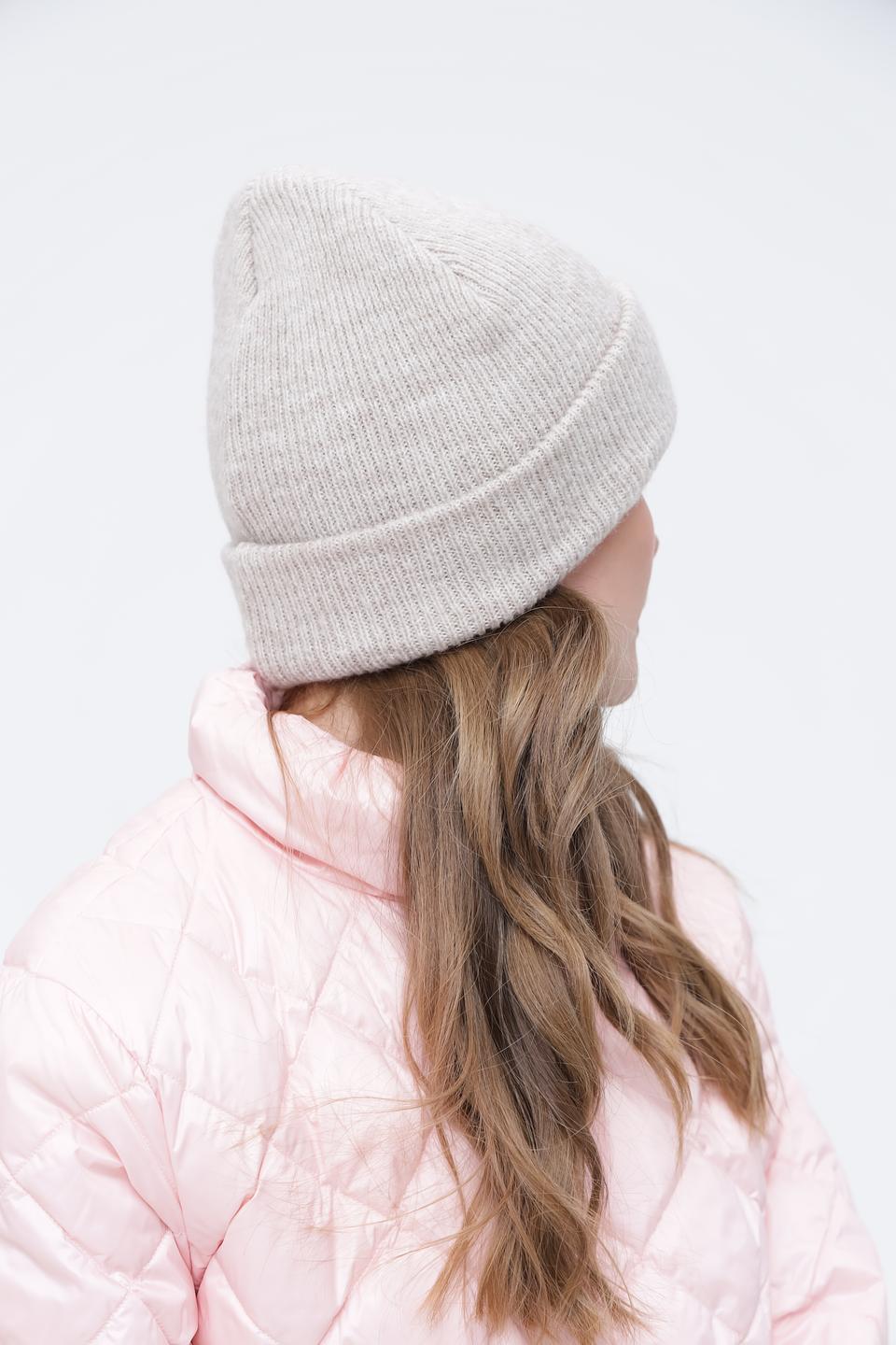 Шапка Wegener вязаная серая