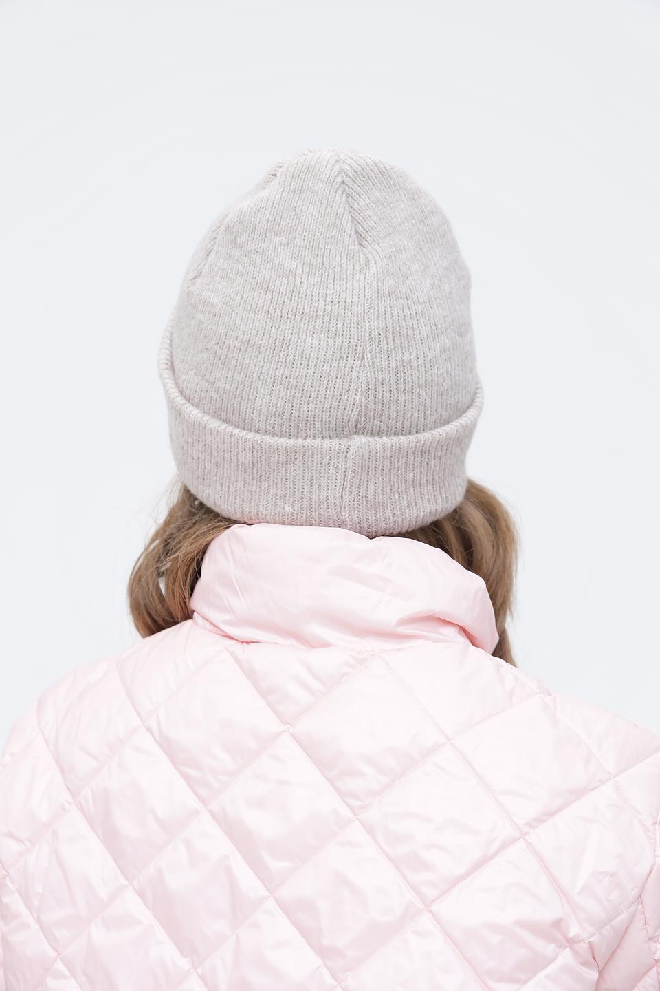 Шапка Wegener вязаная серая