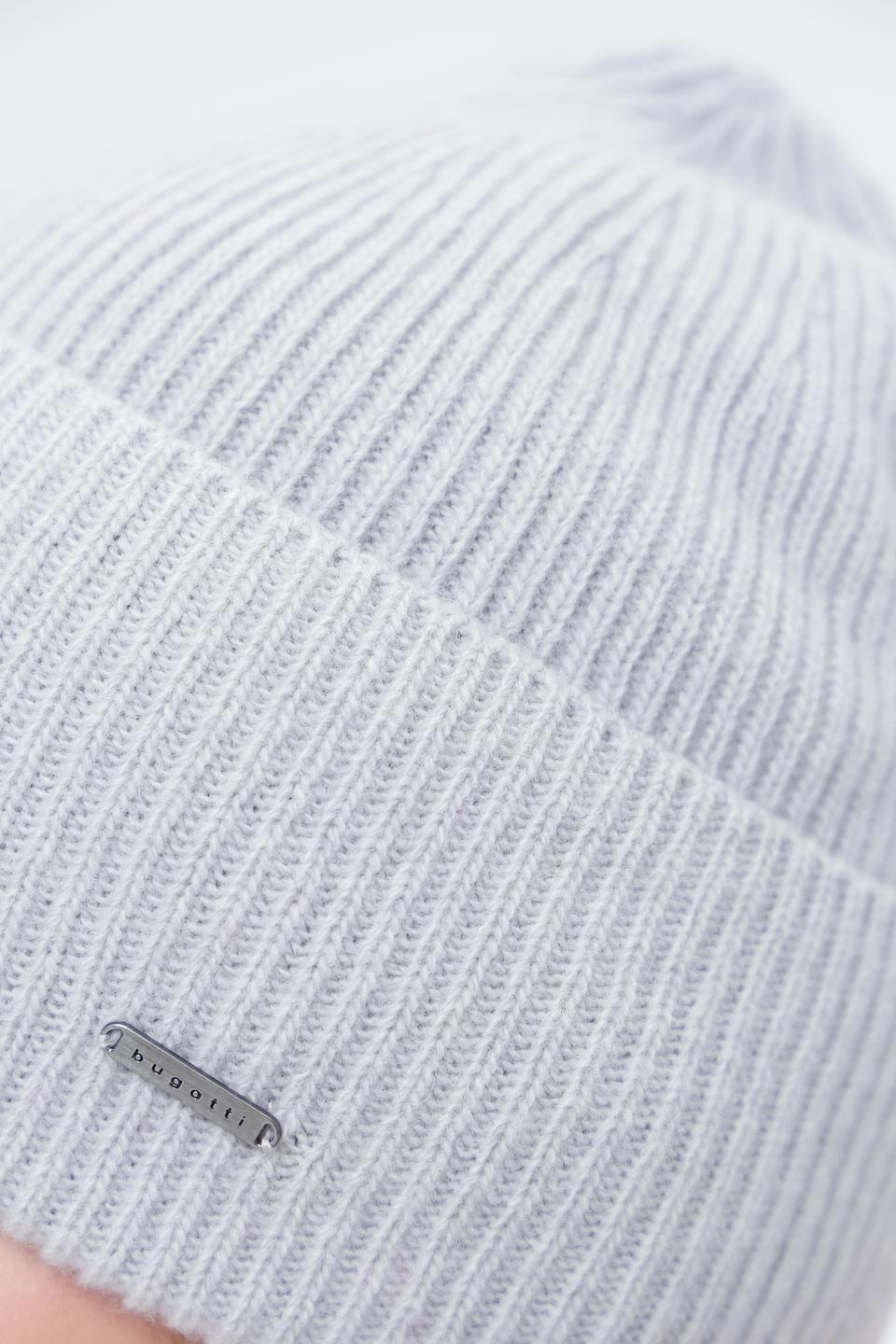 Шапка Bugatti серая
