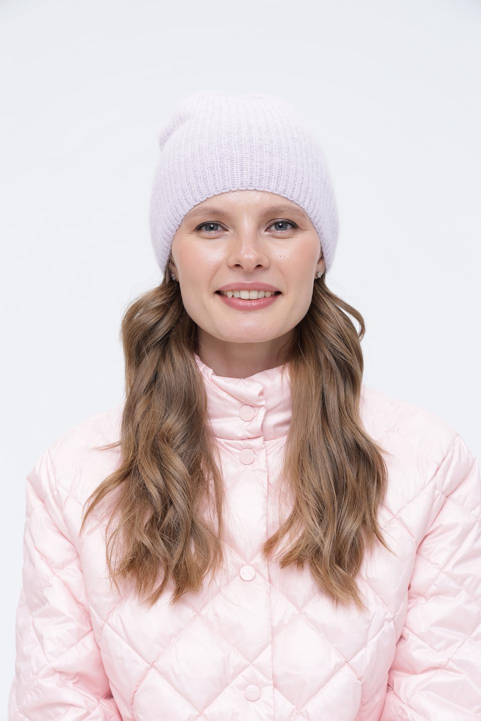 Шапка Wegener вязаная лавандовая