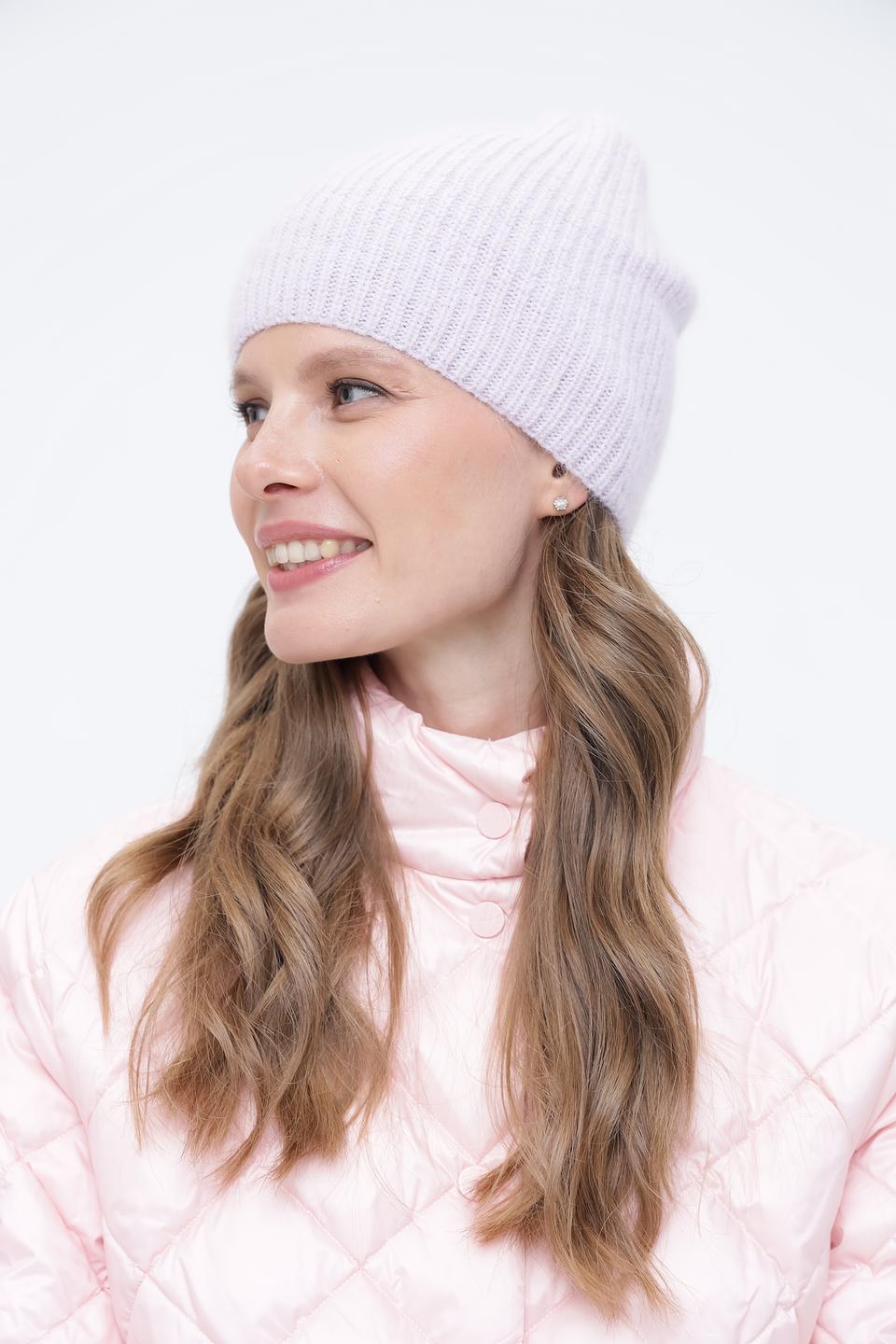 Шапка Wegener вязаная лавандовая