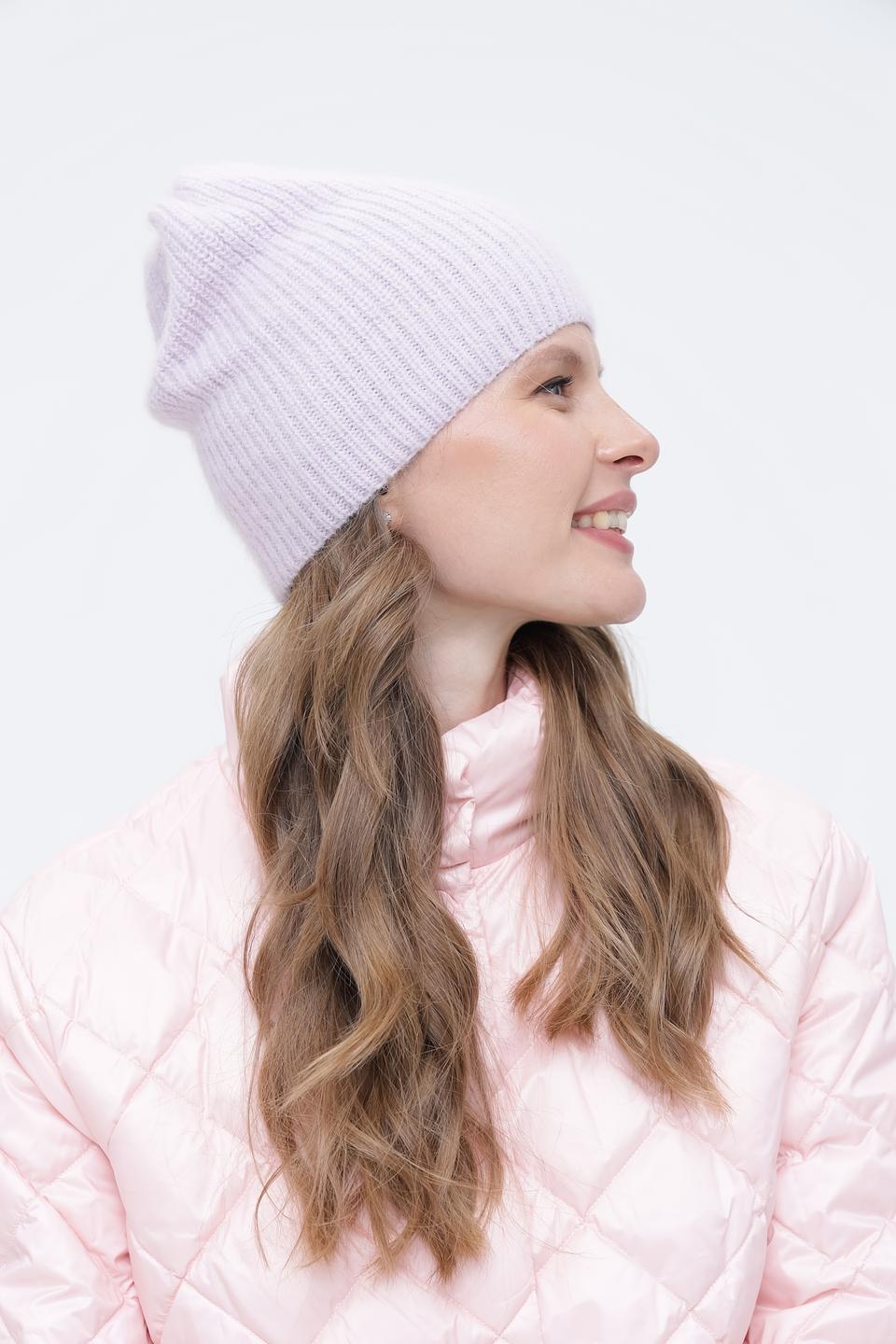 Шапка Wegener вязаная лавандовая