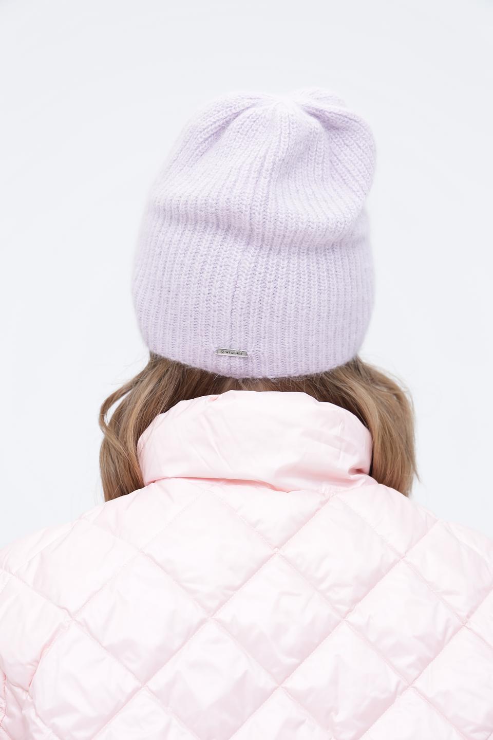 Шапка Wegener вязаная лавандовая