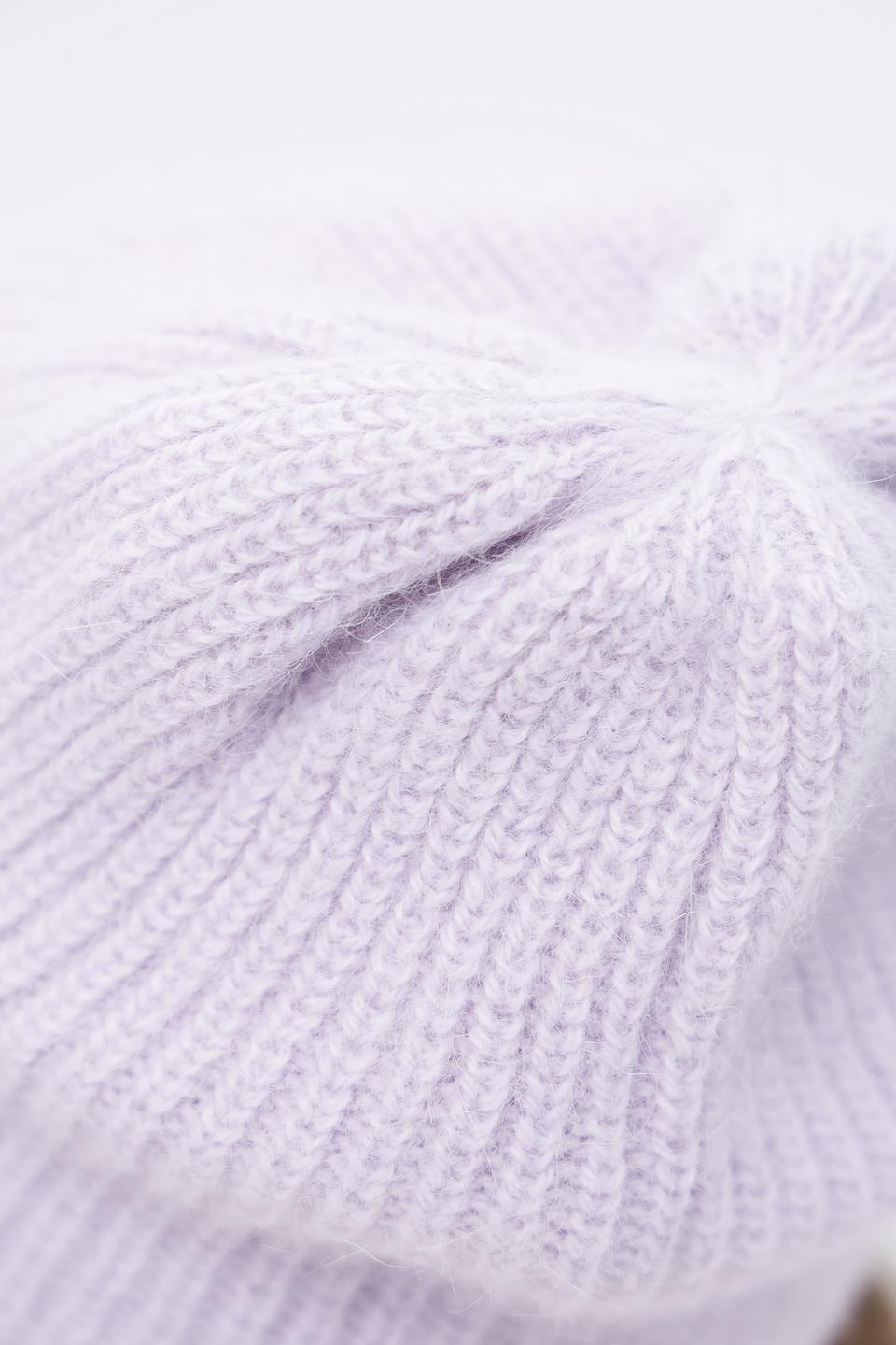 Шапка Wegener вязаная лавандовая