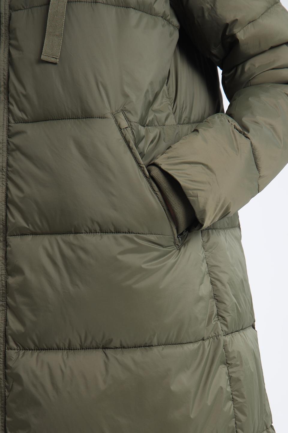 Пальто Pezzo хаки стеганое