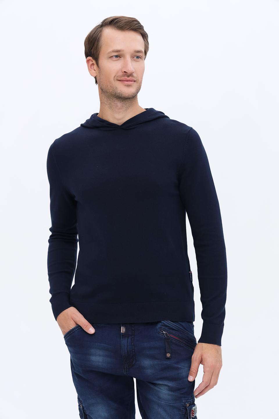 Худи Hechter мужской тёмно-синий