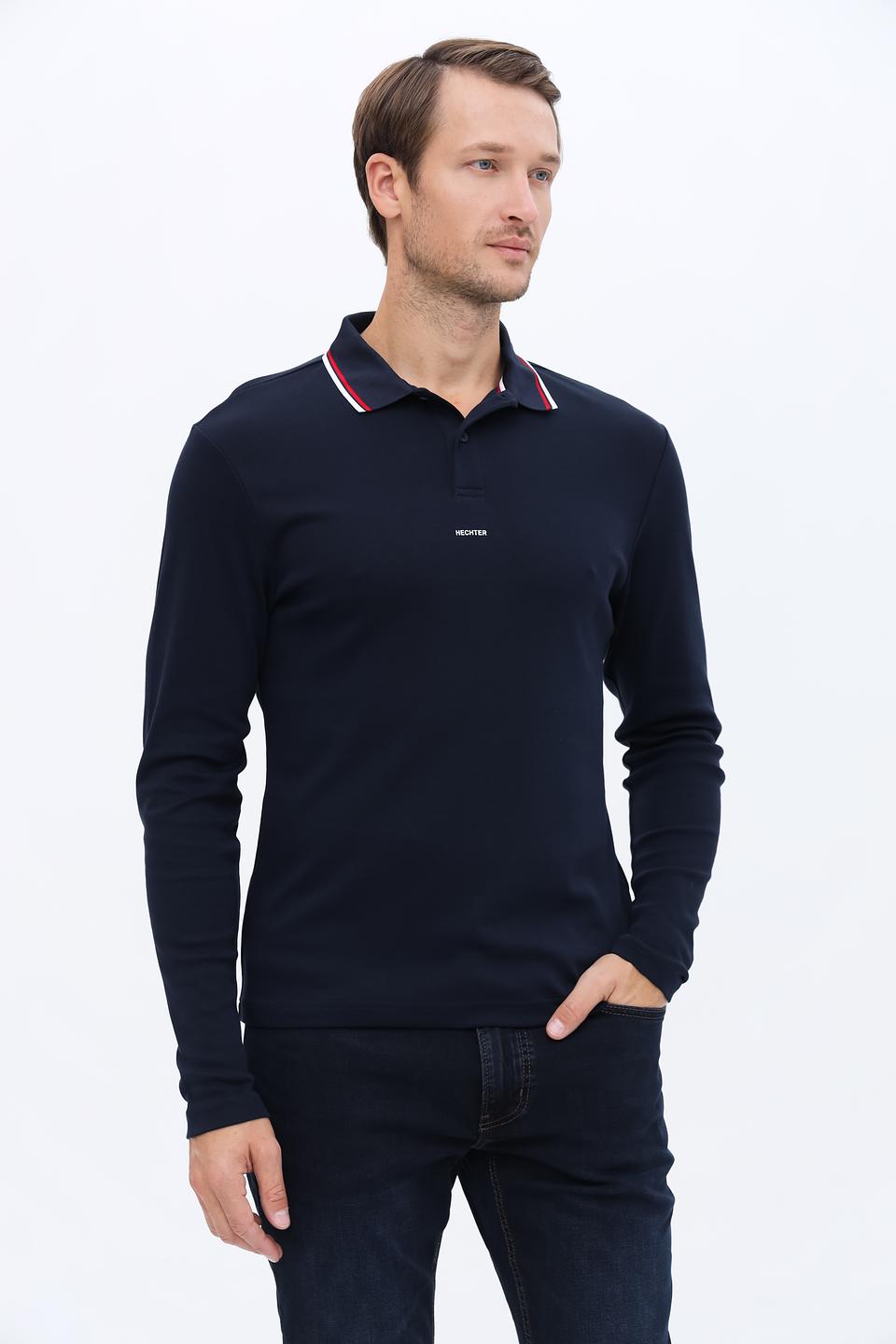 Поло Hechter с длинным рукавом