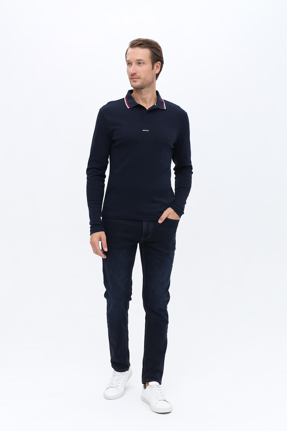 Поло Hechter с длинным рукавом