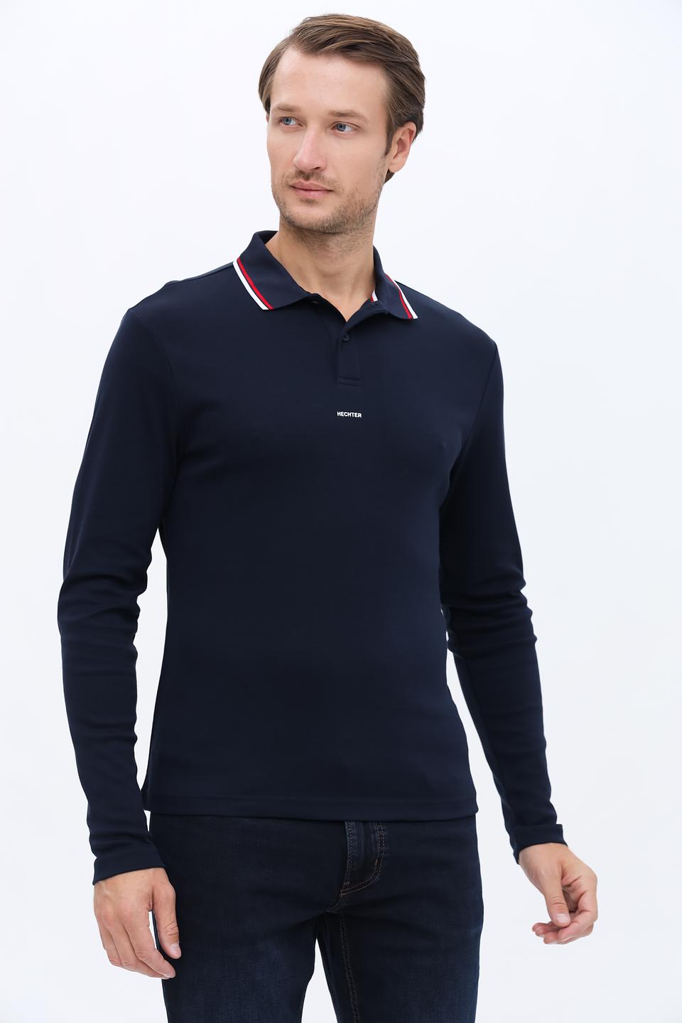 Поло Hechter с длинным рукавом