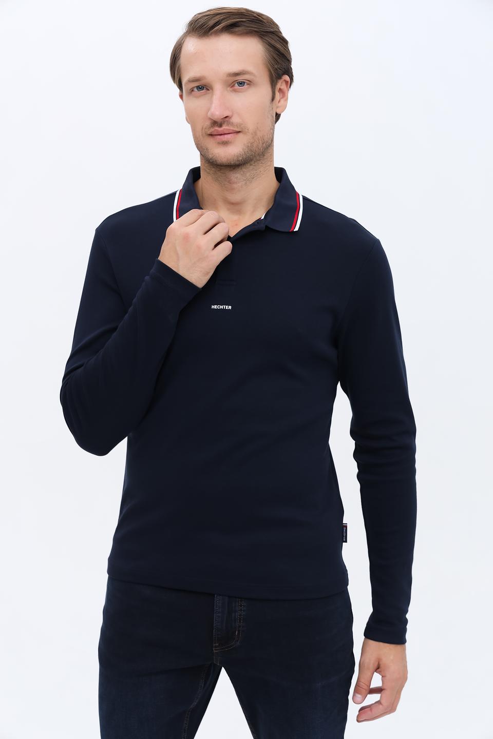 Поло Hechter с длинным рукавом