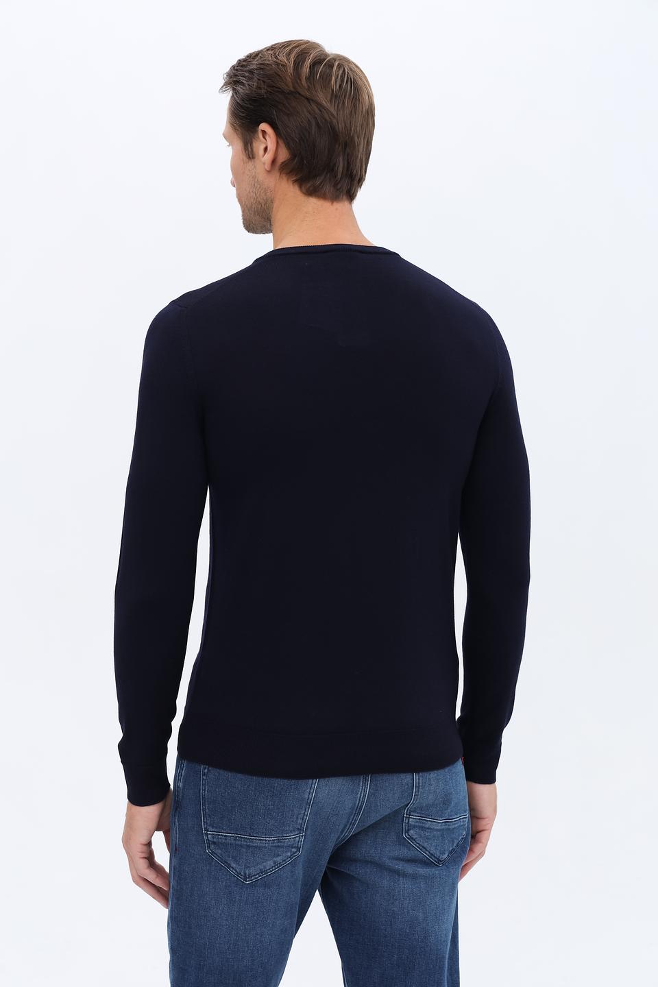 Джемпер Radi Perugia V-образный тёмно-синий