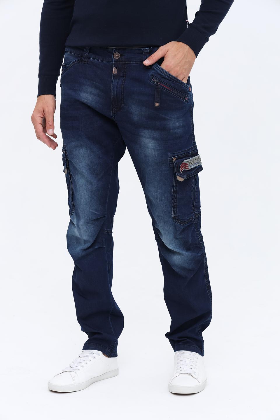 Джинсы Time Zone карго тёмно-синие