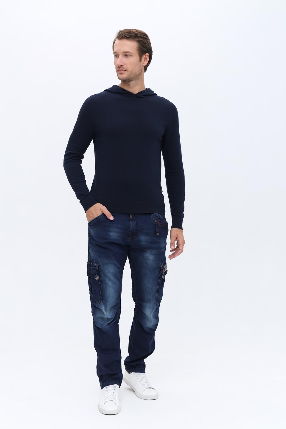 Джинсы Time Zone карго тёмно-синие