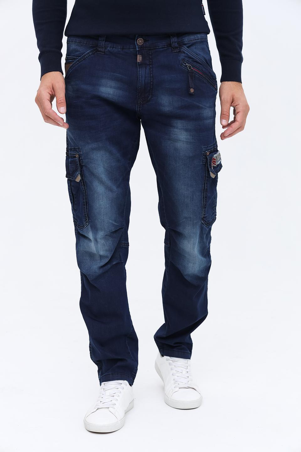 Джинсы Time Zone карго тёмно-синие