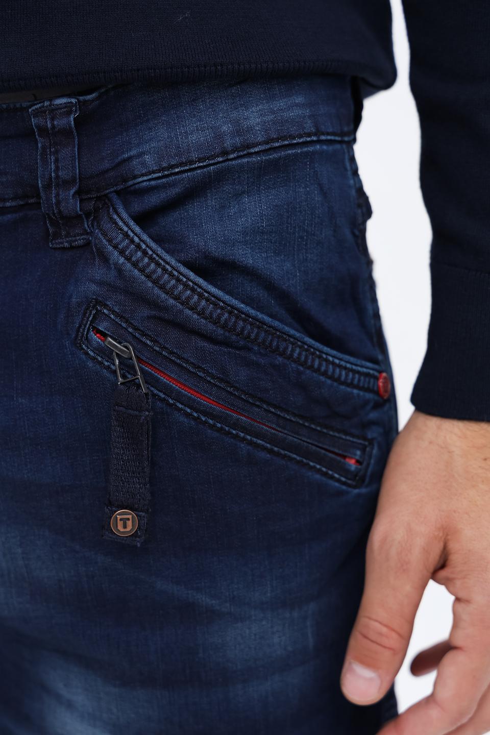 Джинсы Time Zone карго тёмно-синие