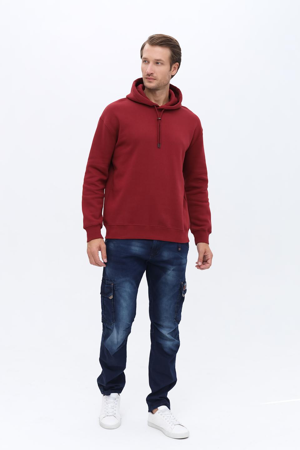 Толстовка Cinque бордовый