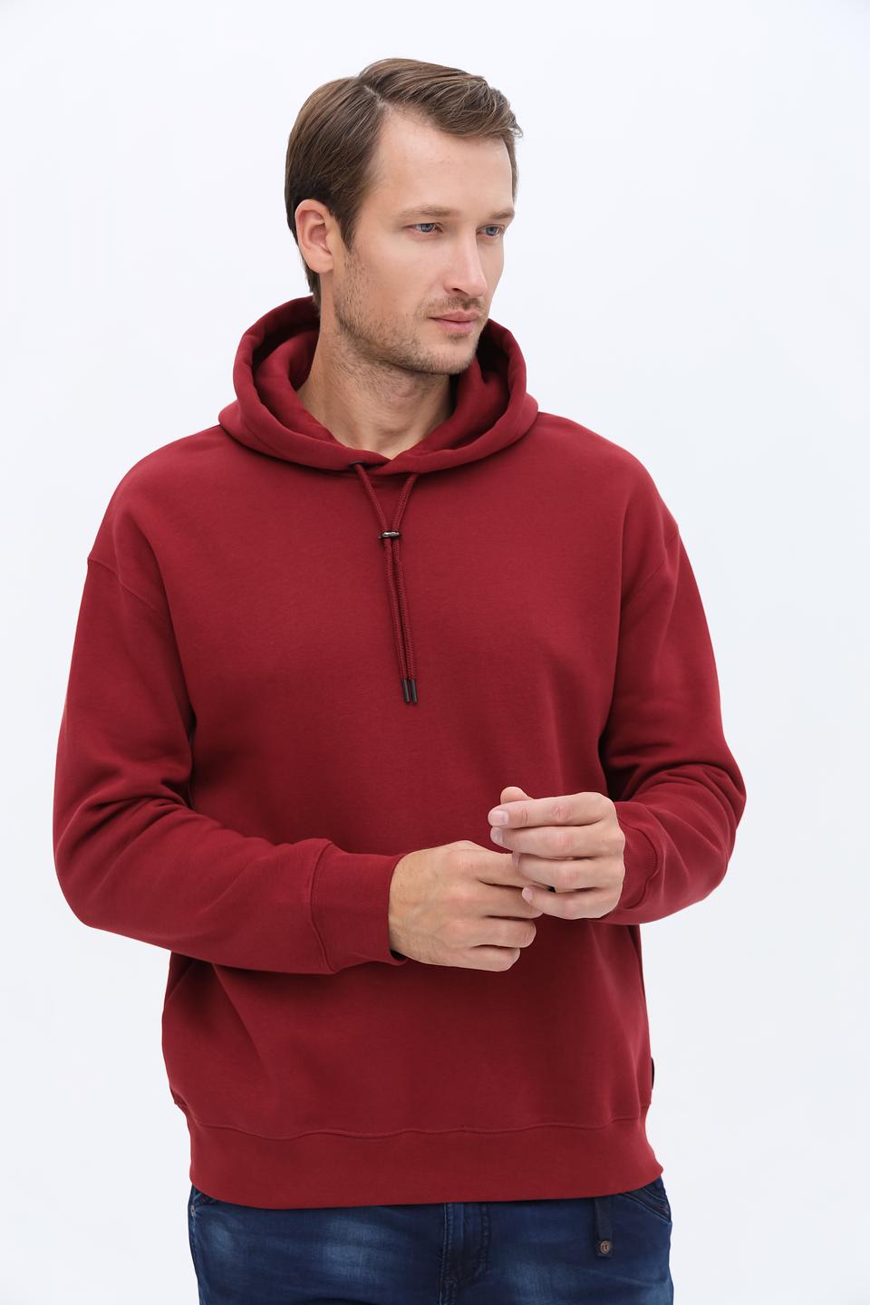Толстовка Cinque бордовый