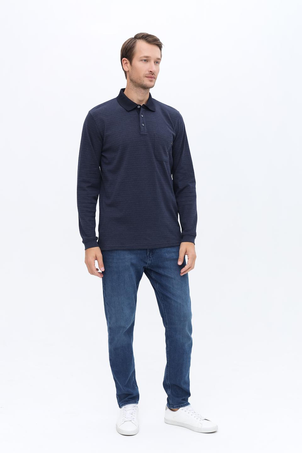 Поло Casa Moda с длинным рукавом