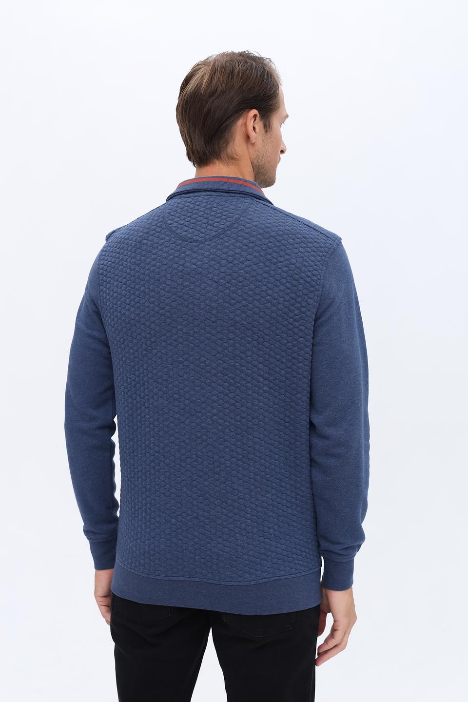 Джемпер Casa Moda с молнией синий