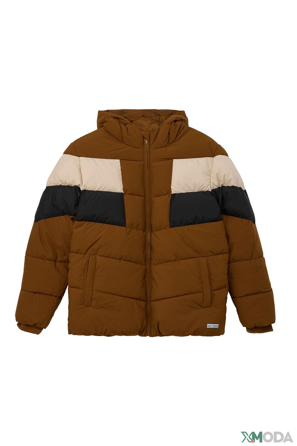 Куртка s.Oliver комбинированная коричневая