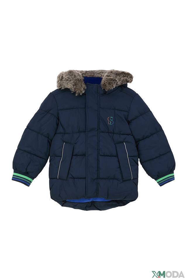 Куртка s.Oliver синяя с мехом