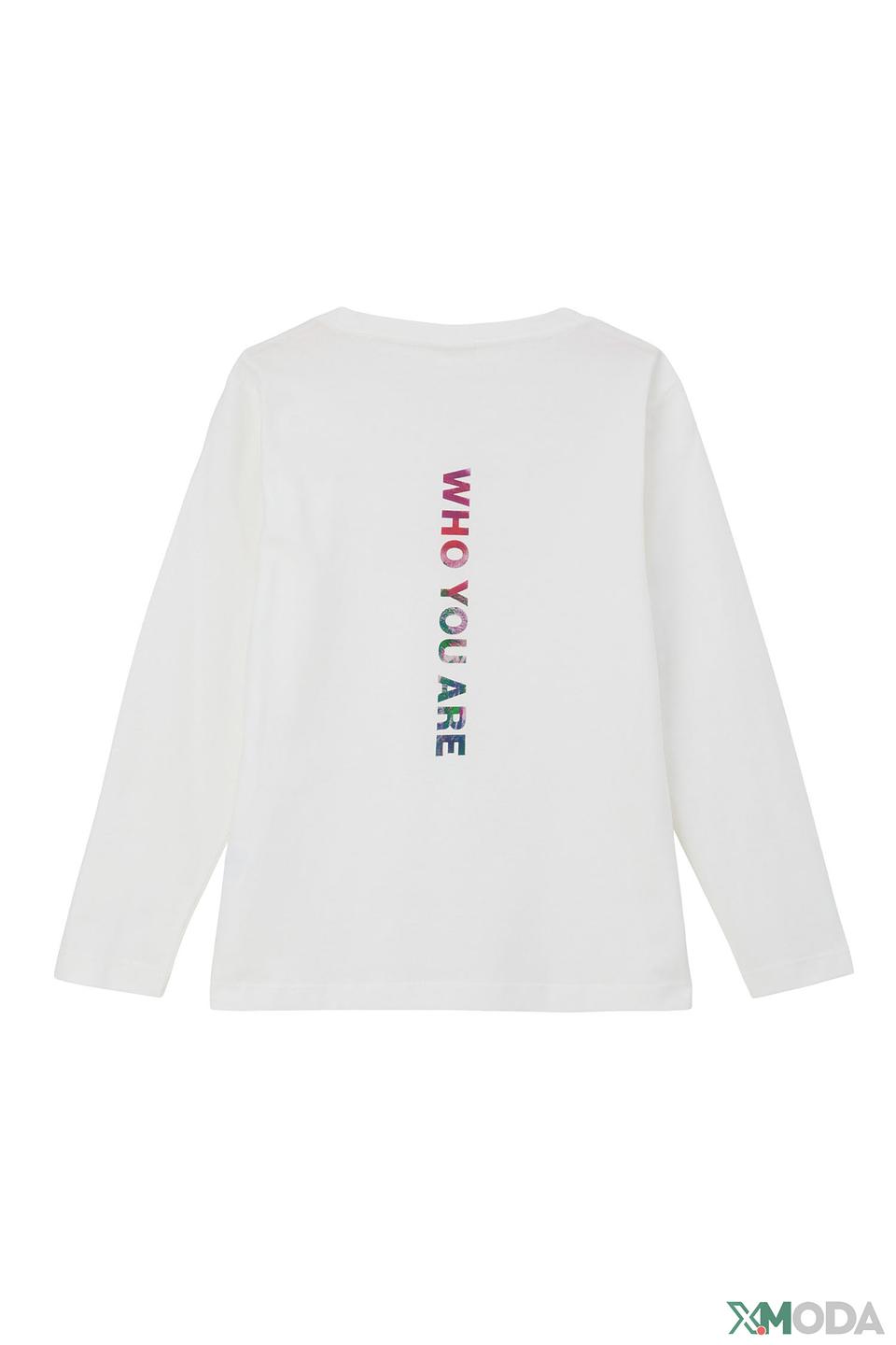 Футболка s.Oliver с надписью белый