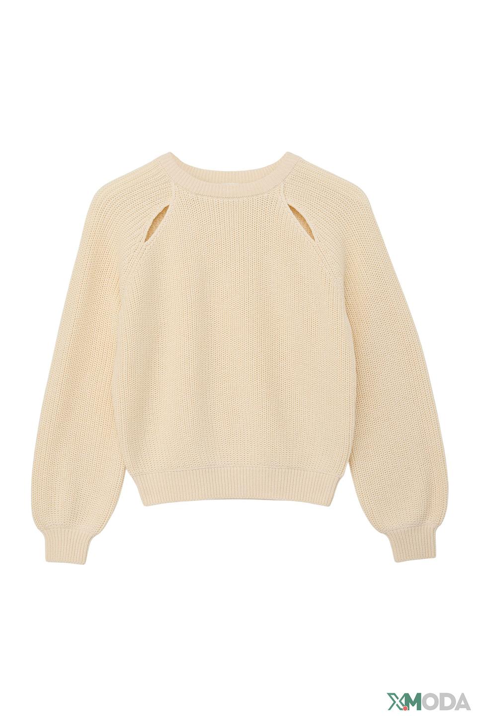 Джемпер s.Oliver с вырезами бежевый