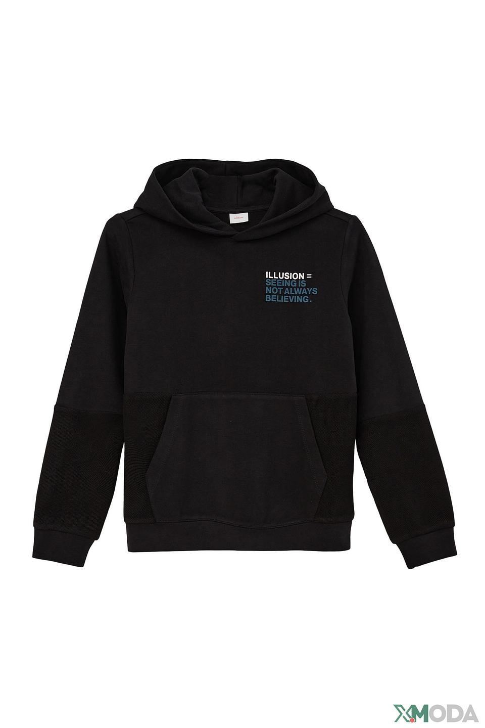 Джемпер s.Oliver чёрный с принтом