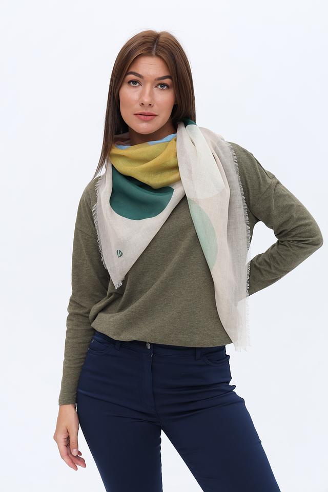 Платок Fraas с геометрическим принтом